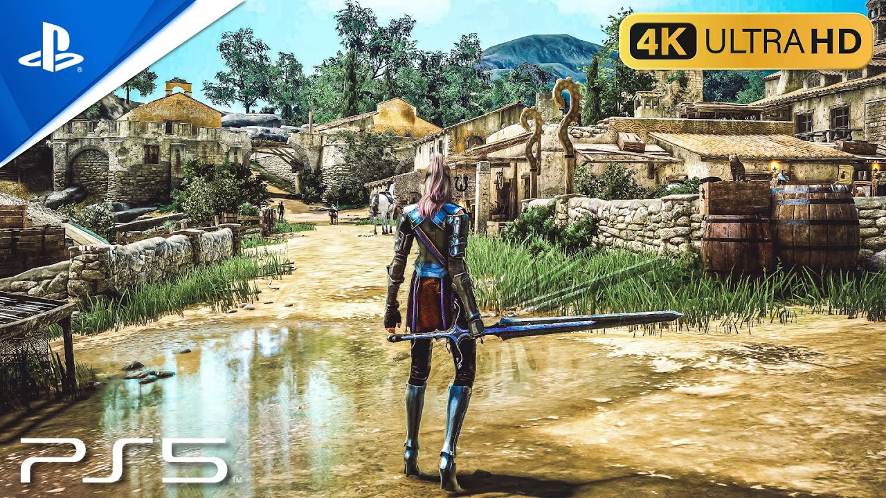 PS5版で向上したゲームプレイ画面